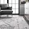Nuloom Sully Soft Snowflake Textured Tassel Area Rug 4ft x 6ft KKLR14A-406 - alternate 2